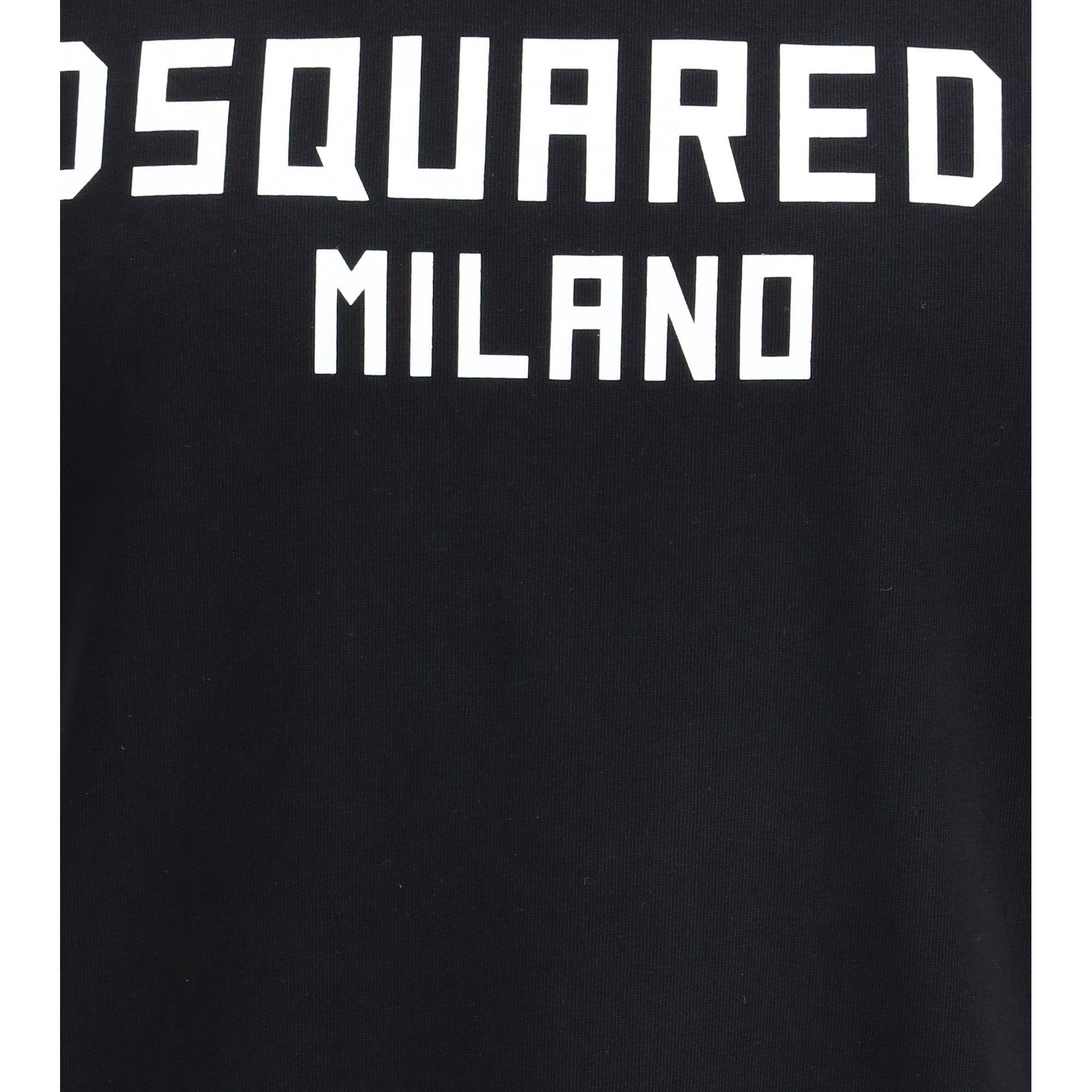 T-shirt with “Dsquared2 Milano” logo printed
