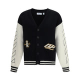 Star Logo Diagonal Varsity Cardigan