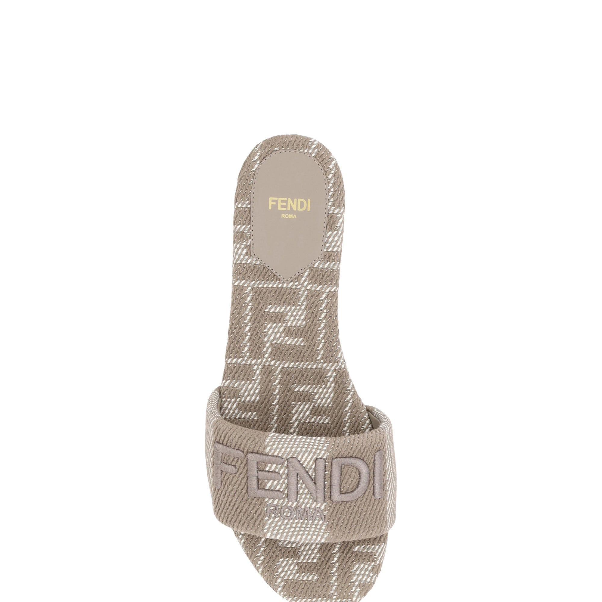 FF embroidery Sandals