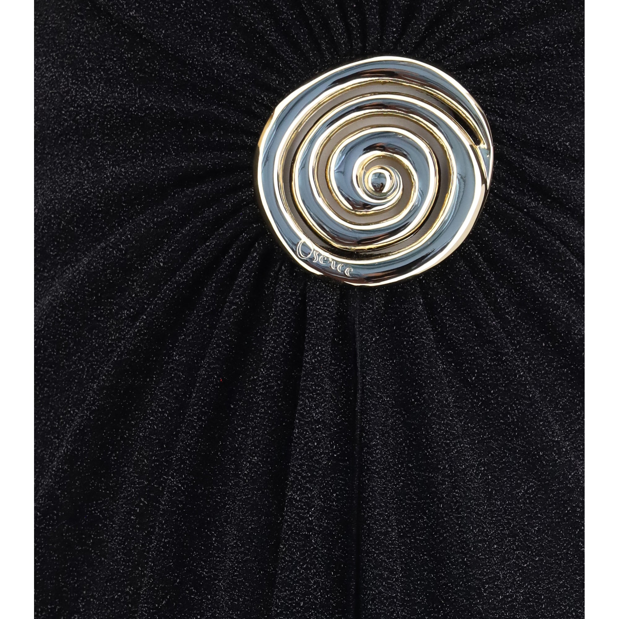 Lumière one-shoulder Dress with spiral detail