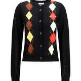 Diamond-pattern Cardigan