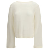 perforated boatneck Jumper