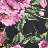 Peony print mini Dress