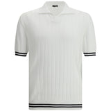Ribbed Polo Shirt