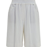 Cotton piqué Shorts
