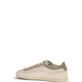 Leather and suede Sneakers with slim sole