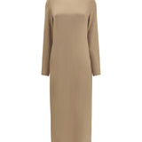 Long satin Dress