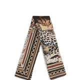 Leopard-print silk Scarf