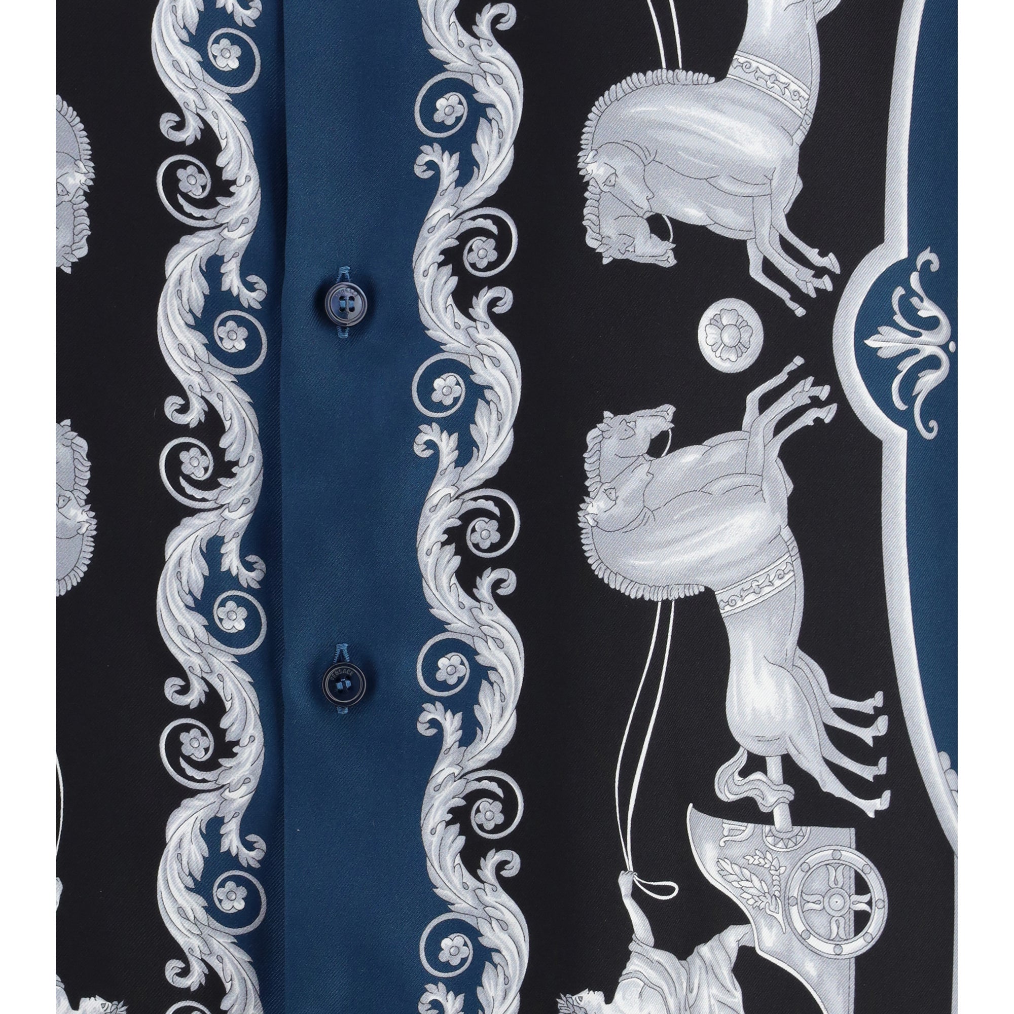 Regular-fit printed silk twill Shirt