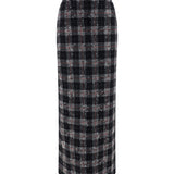 Lurex Midi Skirt