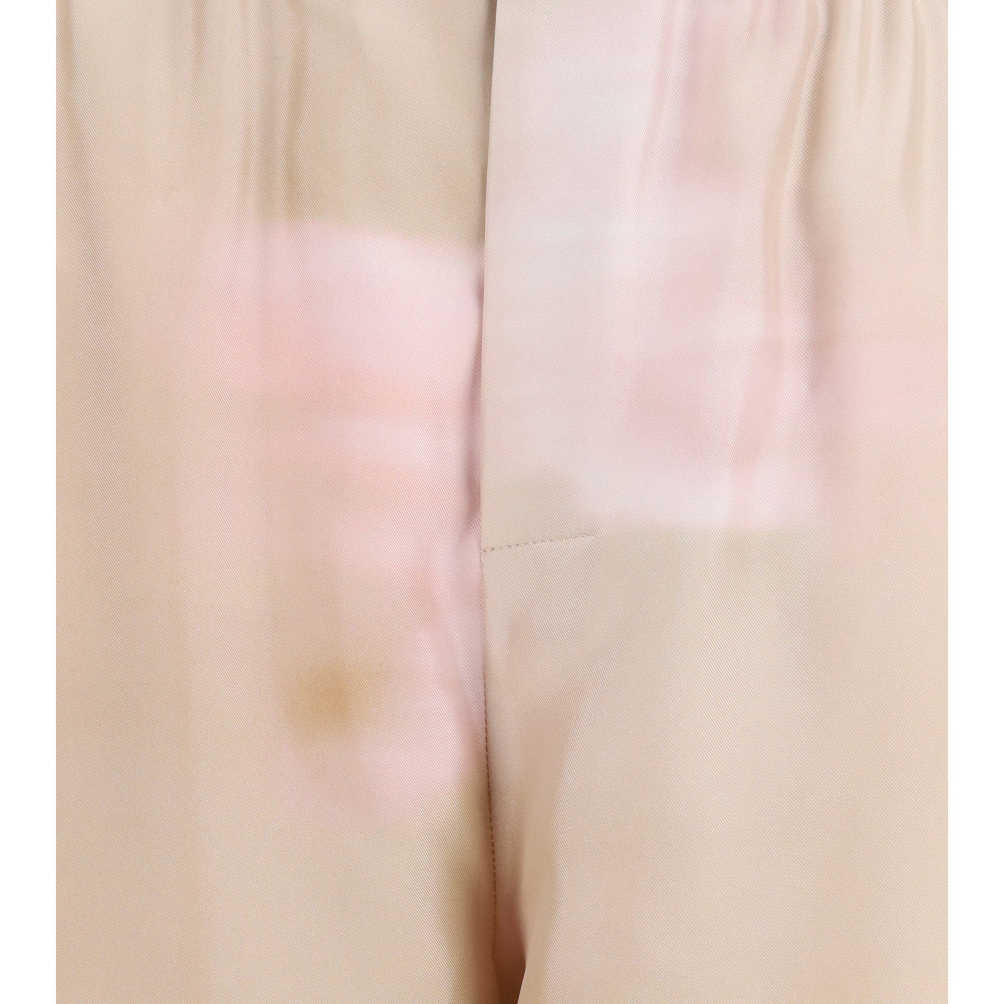 Printed silk twill Pants