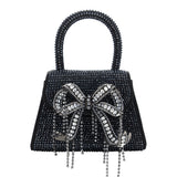 Rhinestone Micro Bow Handbag