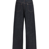 Straight-leg denim Jeans