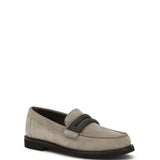 Penny Loafers in suede with precious clamp