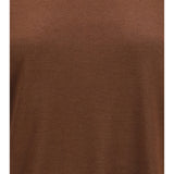 Short-sleeve cashmere and silk Sweater