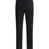 FF pattern linen Pants