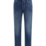 Straight five-pocket Jeans in cotton