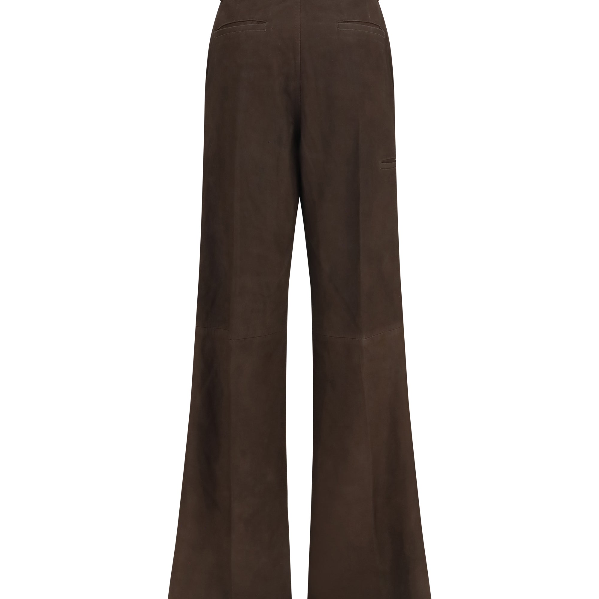 Wide-leg suede Pants