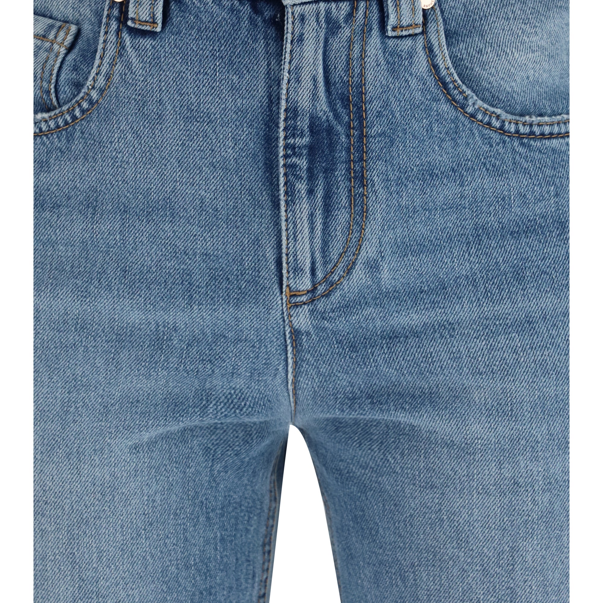 Retro denim Pants with monili