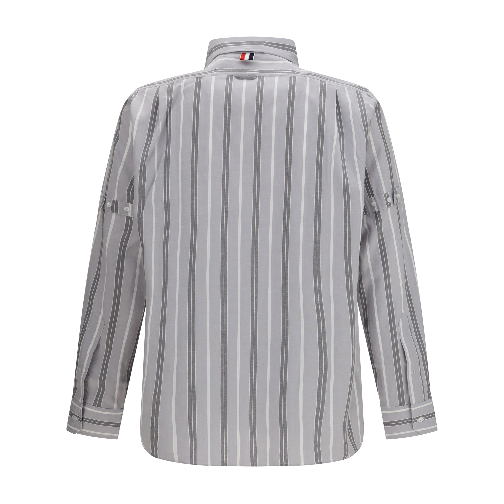 Madras striped armband Shirt