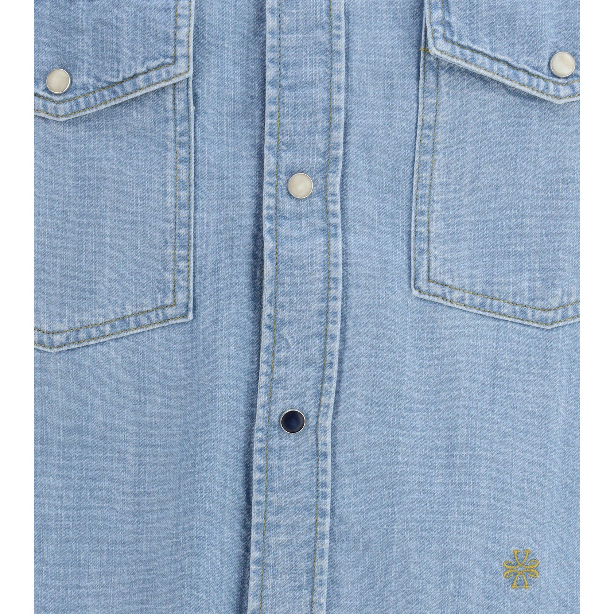 Shirt with flap pockets
