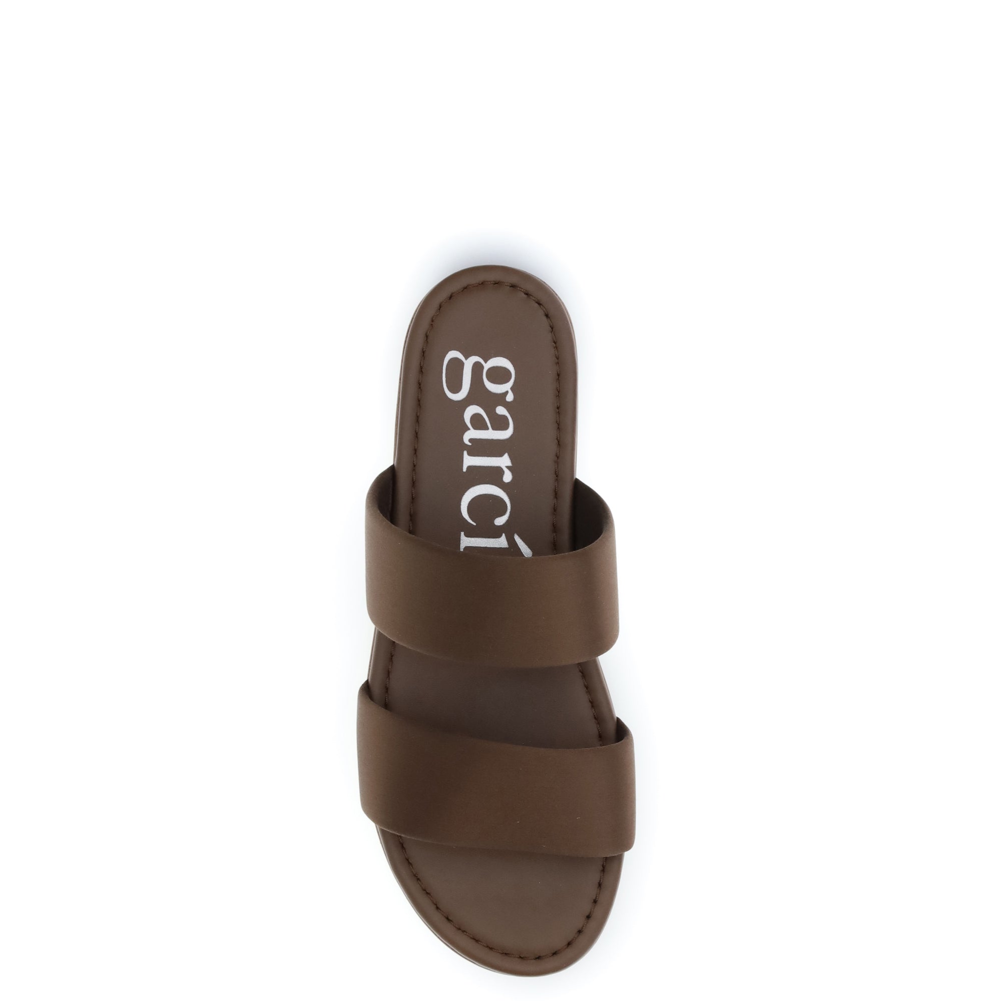 Double-band satin Sandals