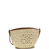 Eclipse raffia and calfskin Shoulder Bag Loewe x Paula’s Ibiza