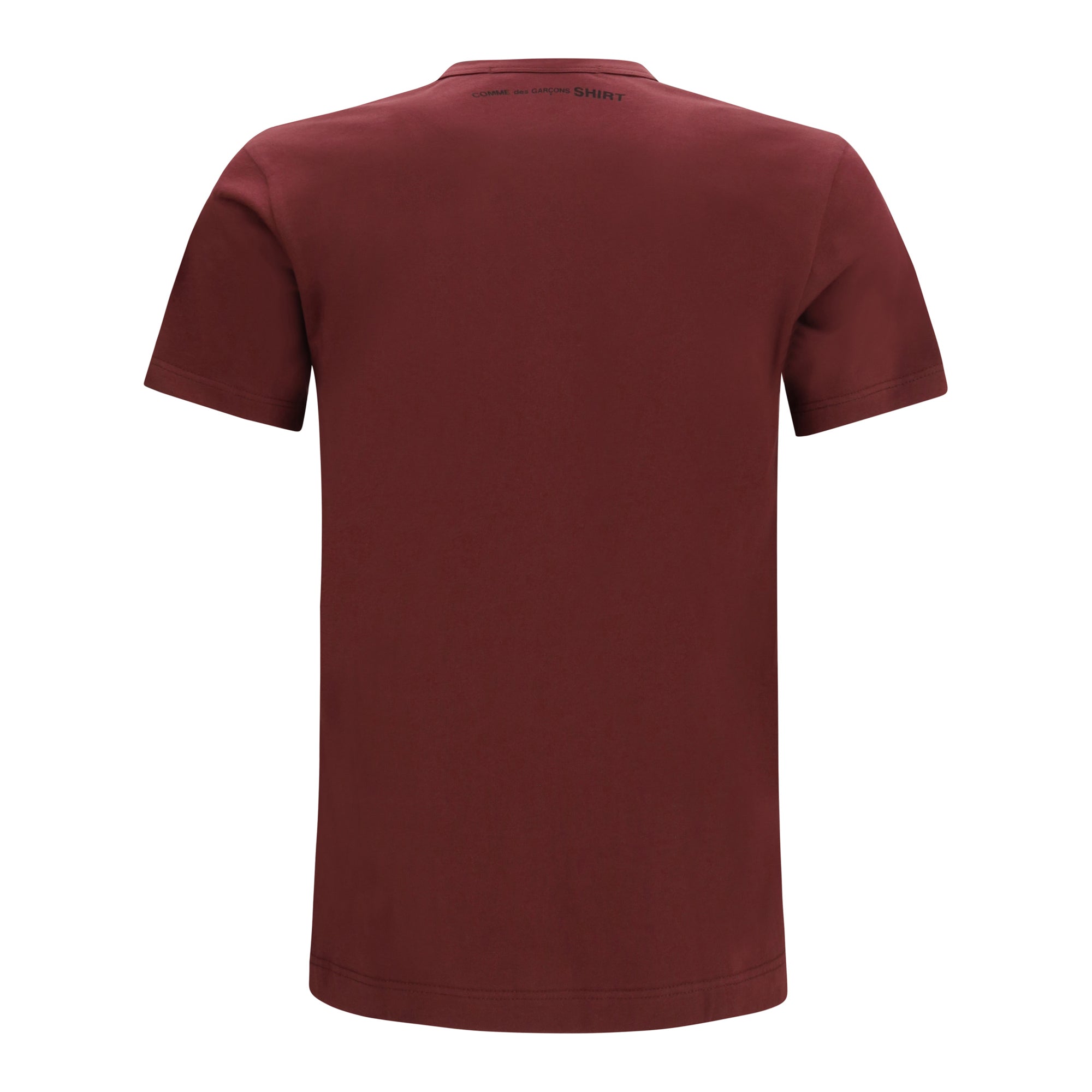 Short-sleeved cotton crewneck T-shirt