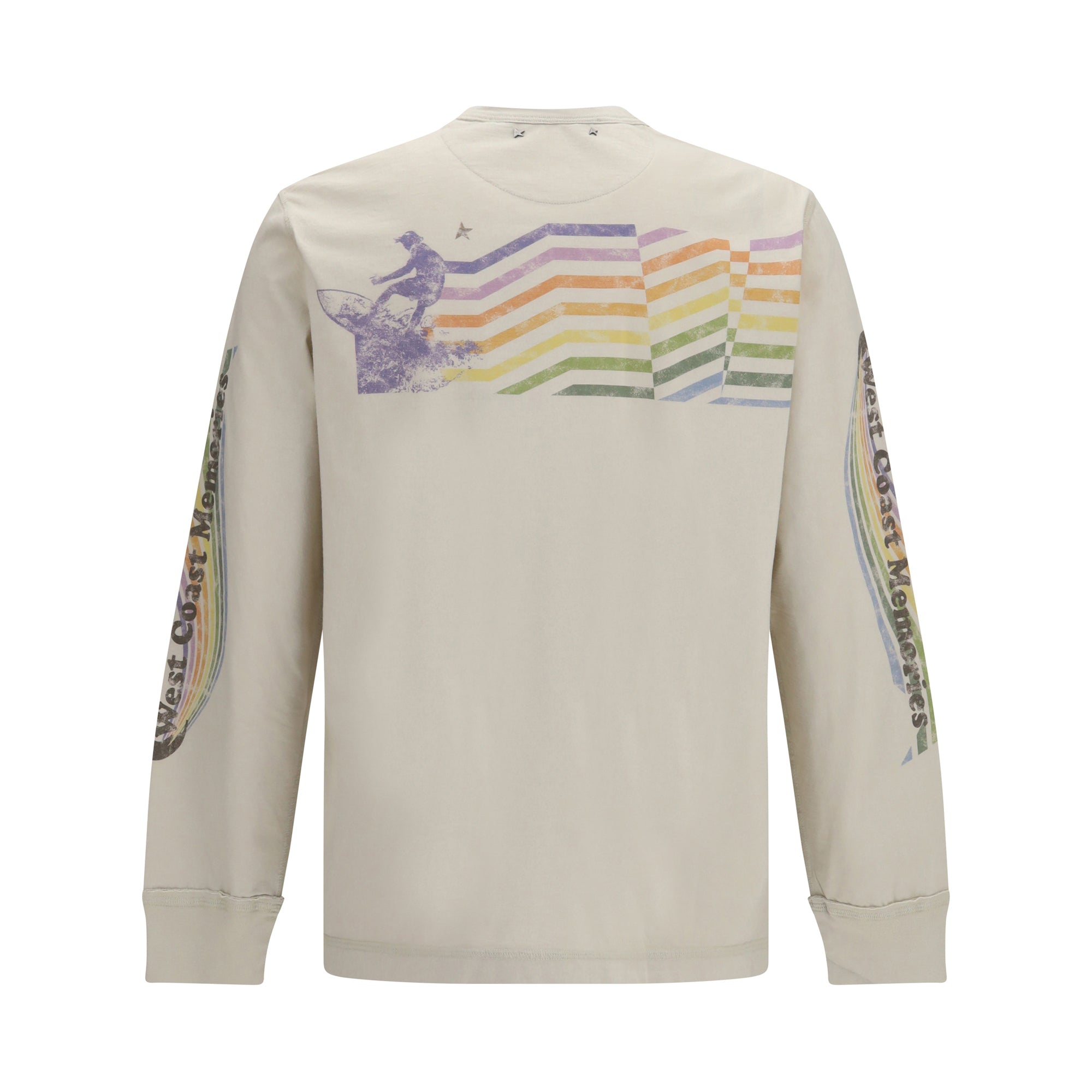 Asymmetric print Sweatshirt