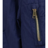 Nylon Bomber Jacket with embroidered back logo