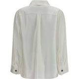 Oversized fluid silk satin Shirt