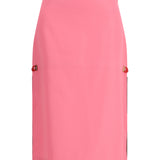 Midi Skirt with zip detailing and elasticated waist