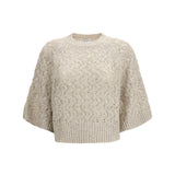 Open-knit construction Sweater