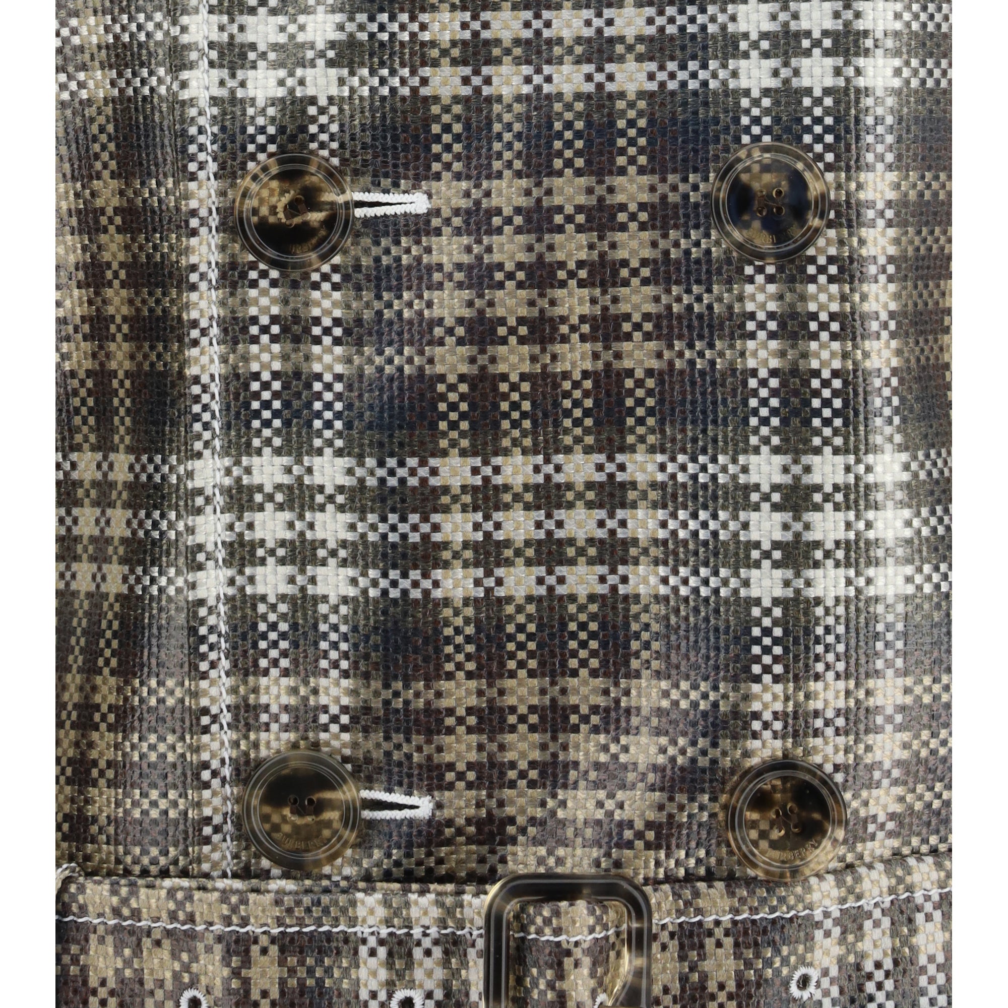 Double-breasted Foxfield madras Trench
