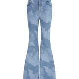 Flare skinny Angel-print Jeans