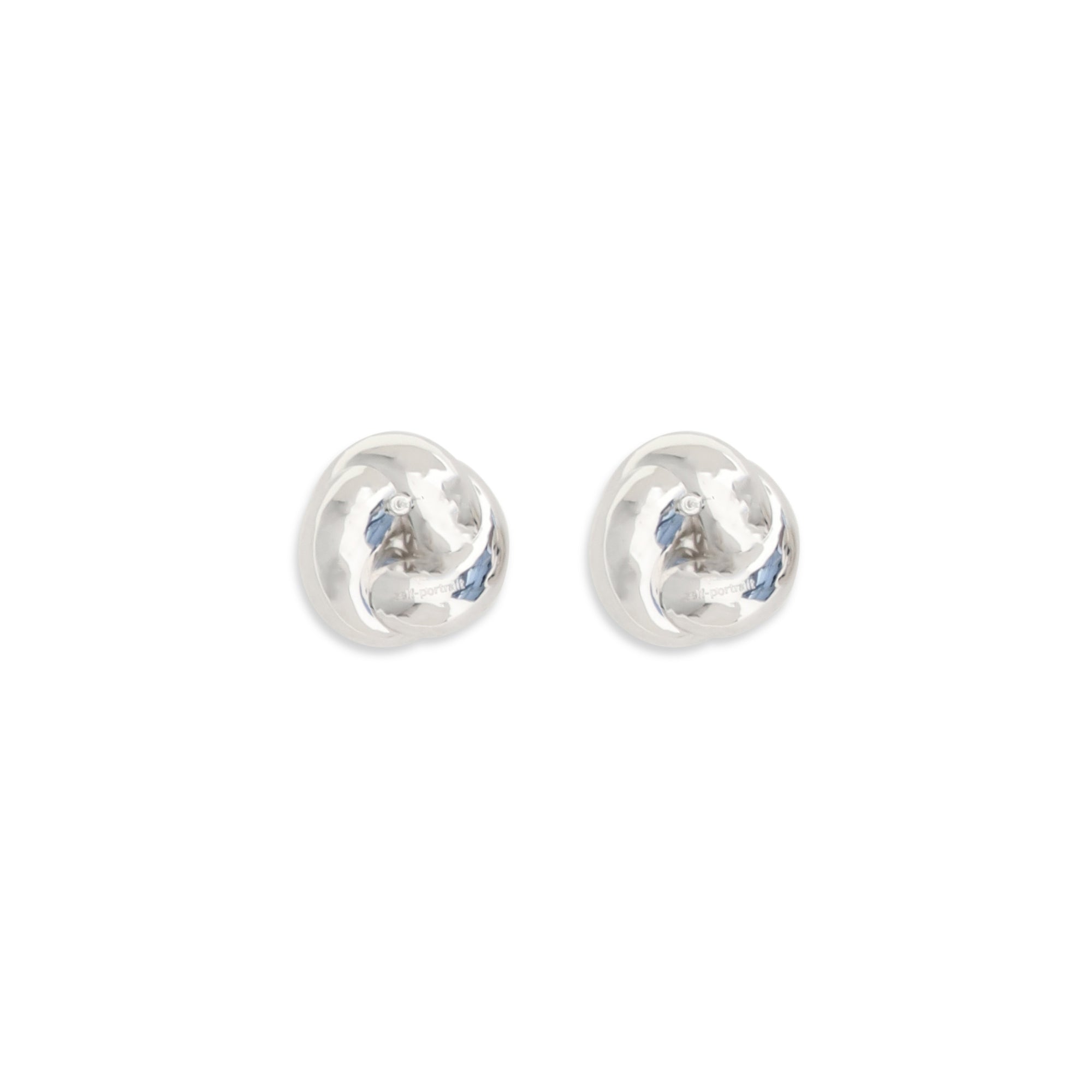 Silver knot Earrings