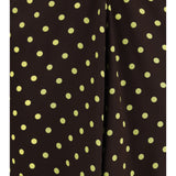 Printed polka dot crepe Dress