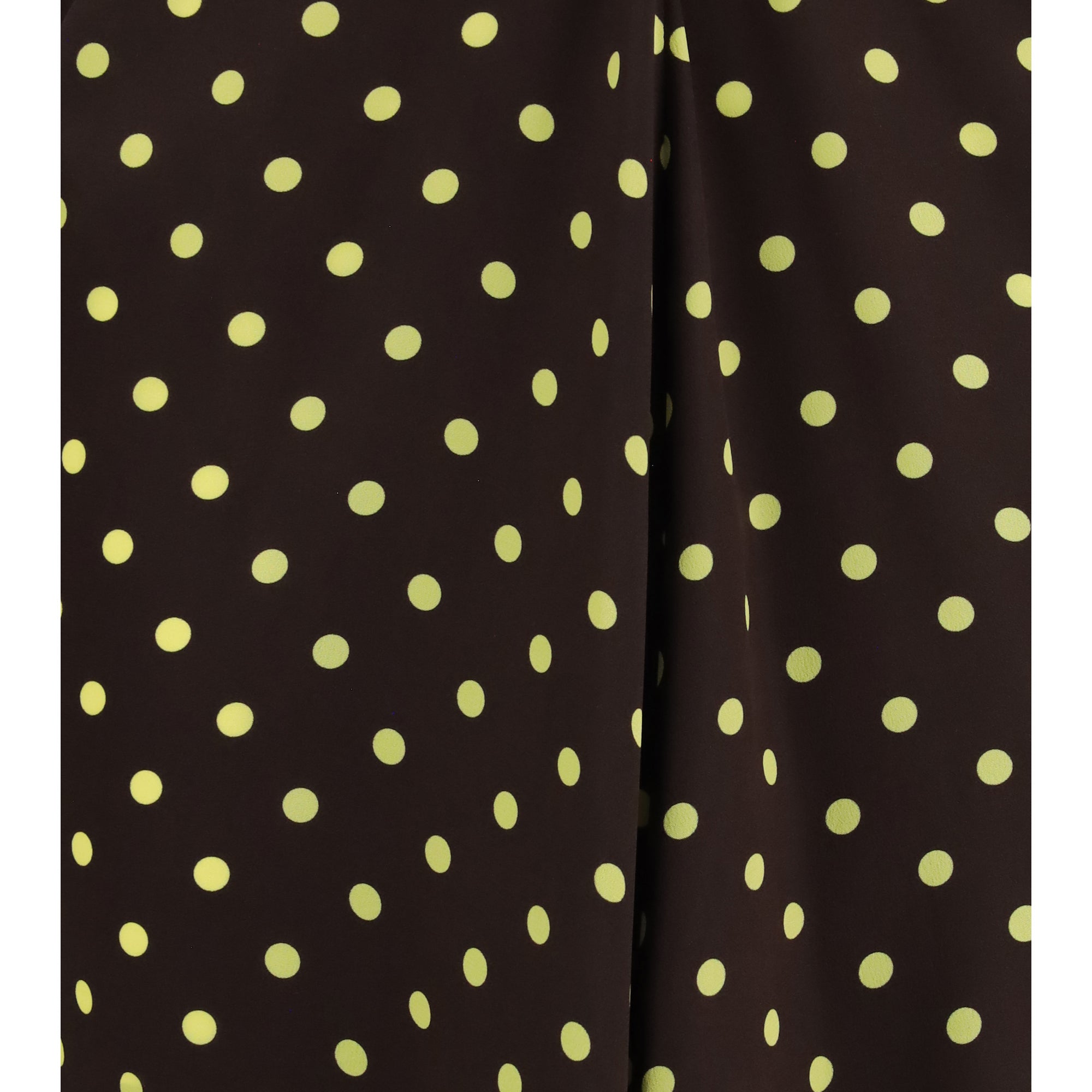 Printed polka dot crepe Dress