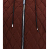 Quilted hooded Bomber Jacket