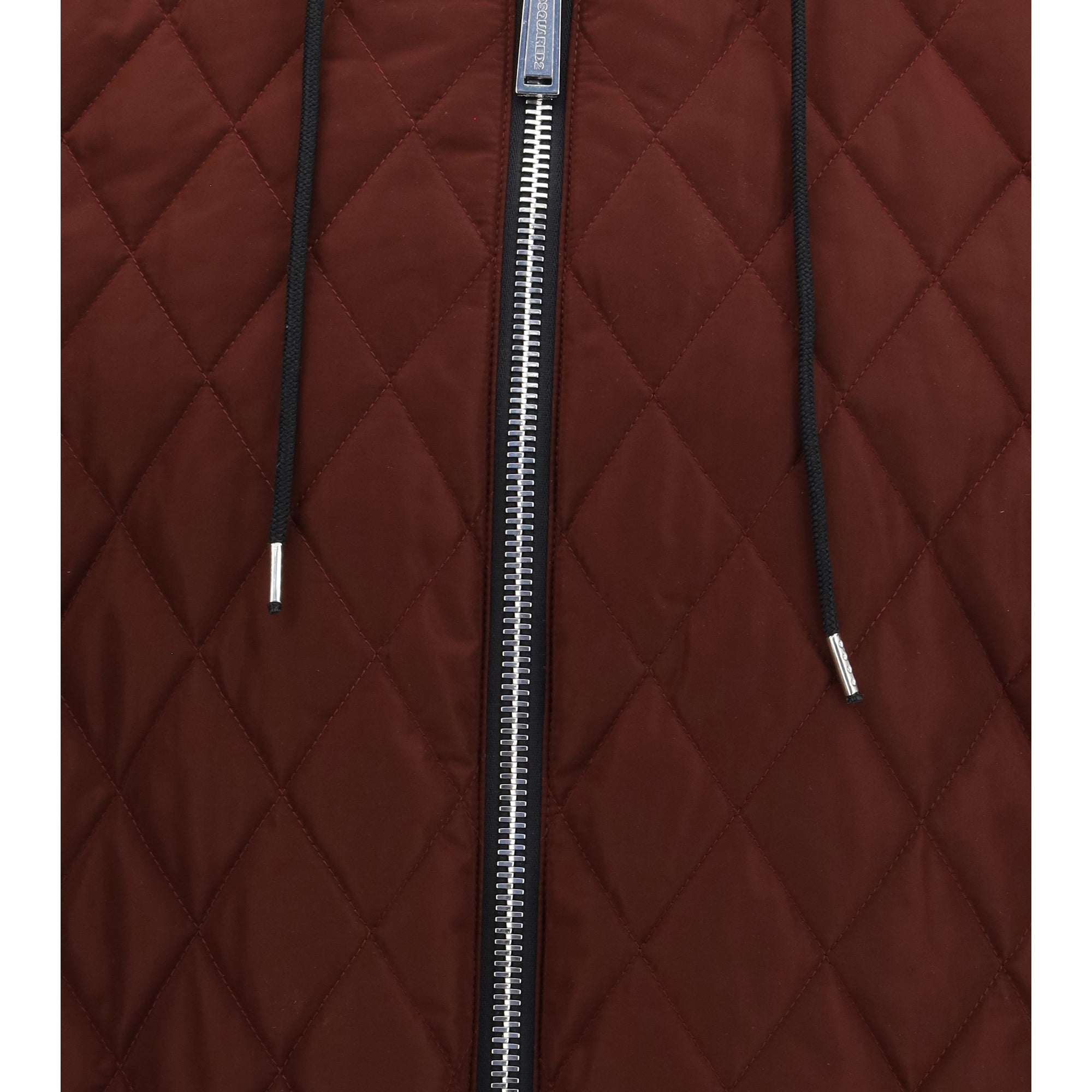 Quilted hooded Bomber Jacket