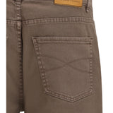 Jeans with turn-up hem