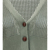 Sequined mesh Cardigan
