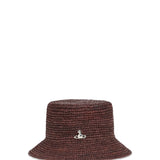 Orb raffia Bucket Hat