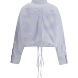 Cropped striped Shirt