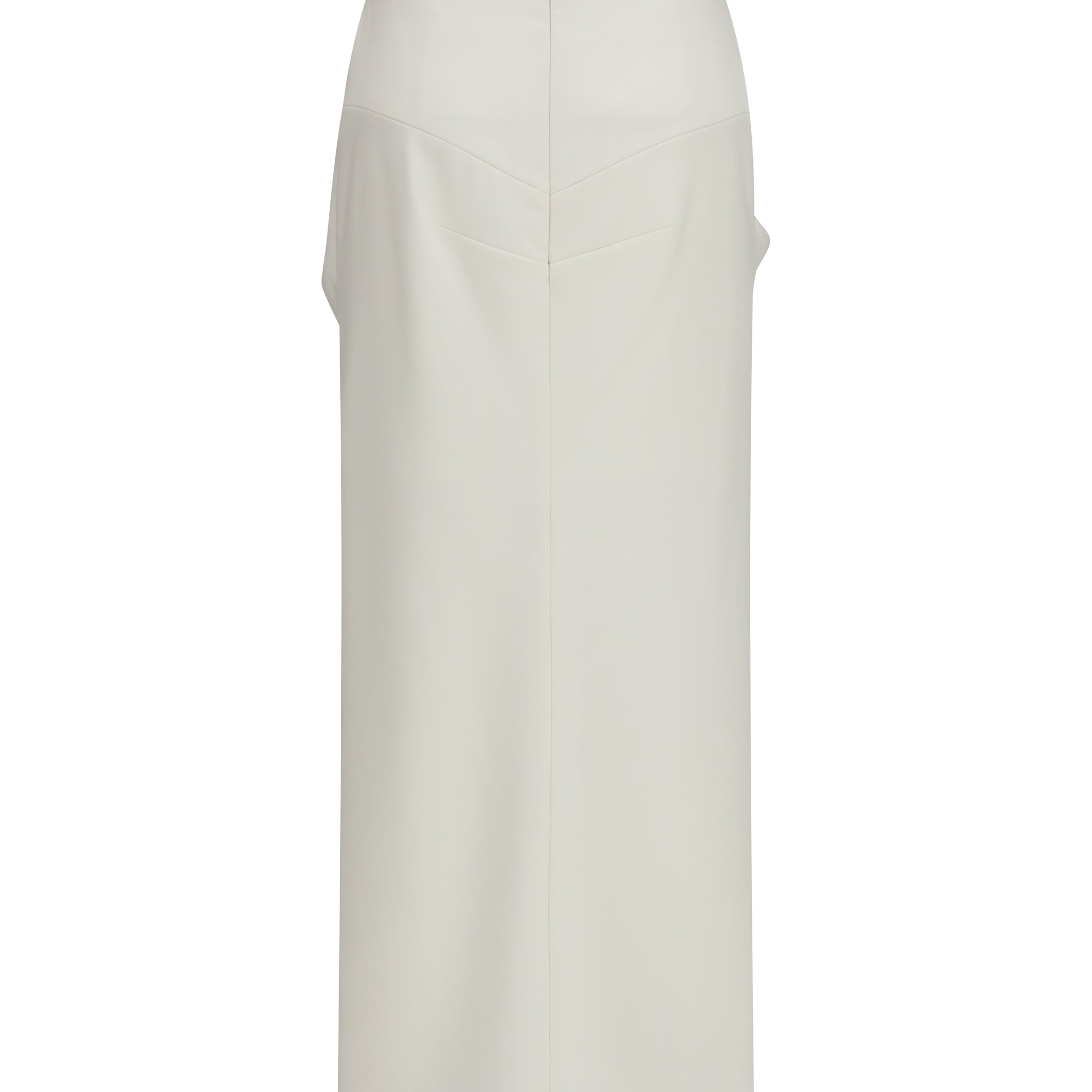 Long draped wool and mohair Skirt