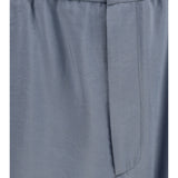 Wide-leg silk blend Pants