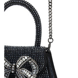 Rhinestone Micro Bow Handbag