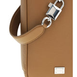 Lock leather Handbag