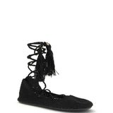 The Sound Of The Sea lace-up Ballerinas