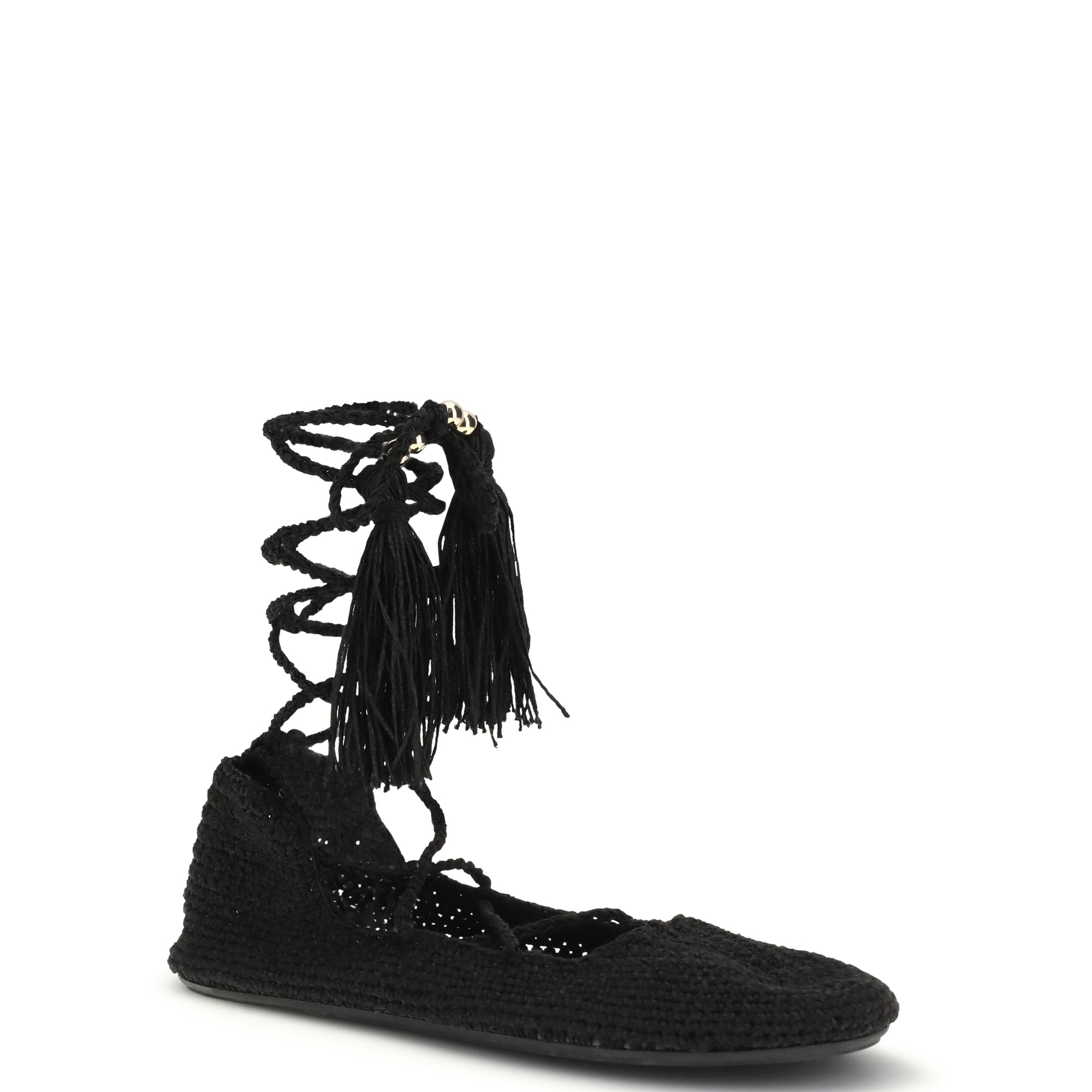 The Sound Of The Sea lace-up Ballerinas
